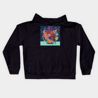 Vase of flowers III Kids Hoodie